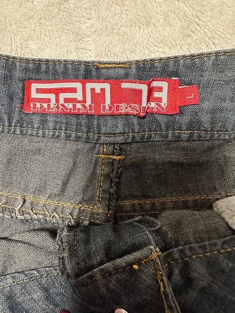 Krátka rifľová letná sukňa zn. sam73, sam73,l / m