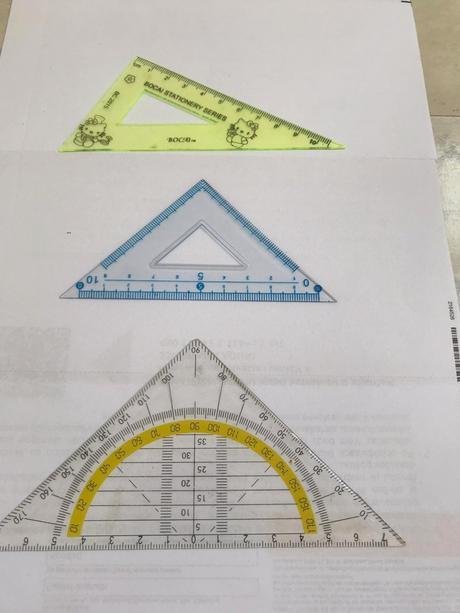 Pomôcky na geometriu 12 ks,