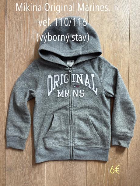 Mikina original marines, veľ. 110/116, original marines,110