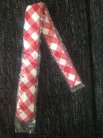 Retro kockovaná kravata, 