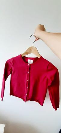 Svetrík červený zara, zara,128
