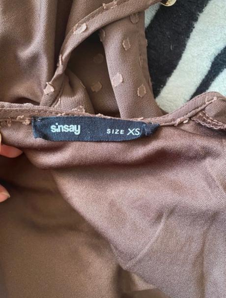 Hnedé mini šaty, sinsay,xs