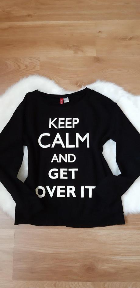 Mikina s nápisom h&m, h&m,s