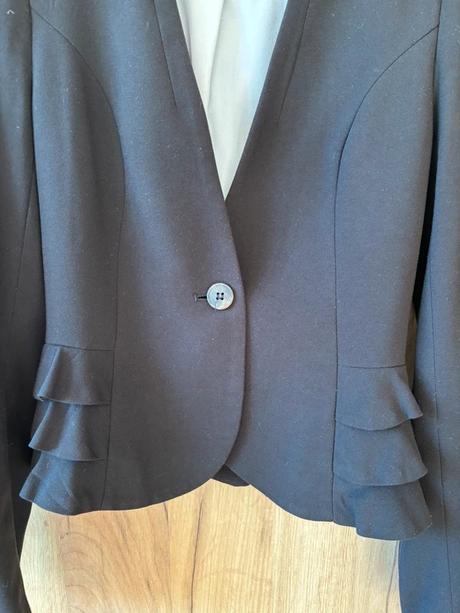 Čierne elegantné sako, h&m,34