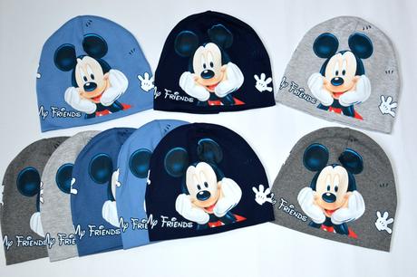 Úžasná bavlnená čiapočka minnie a mickey , 86 - 128