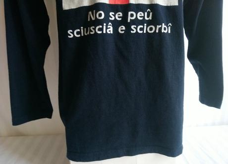 Pánske tmavo modré tričko s motívom, b&c, m