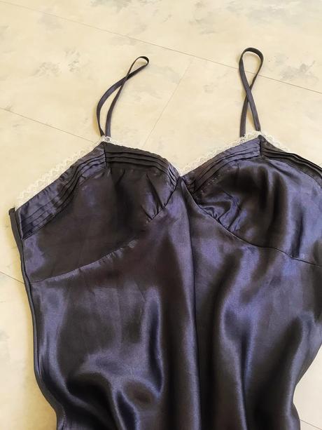 Nočná saténová košielka, l