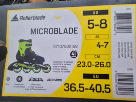 Kolieskové korčule, rollerblade,36