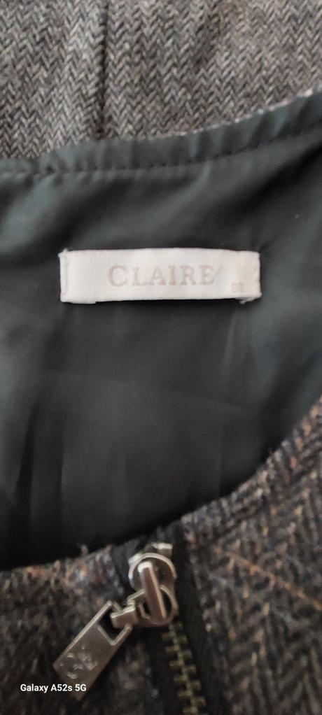 Claire vlnené šaty, s