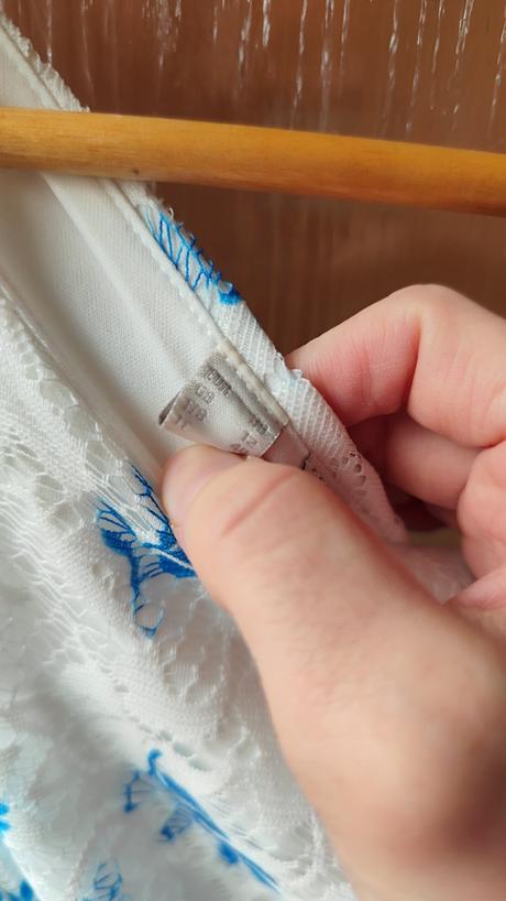 Šaty bielomodré, bonprix,38