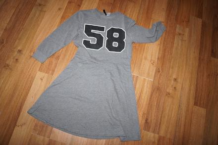 Šaty s číslom 58, h&m,164
