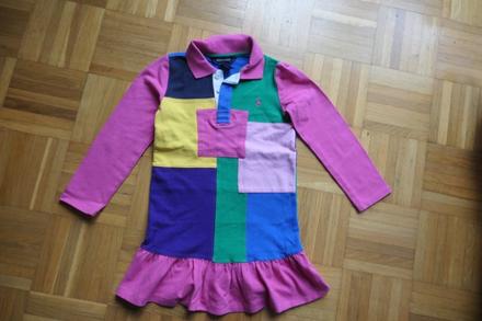 Ralph lauren original krasne bavlnene saty 6r., ralph lauren,116