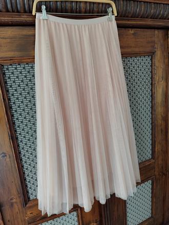 Tylová sukňa mng, mango,s