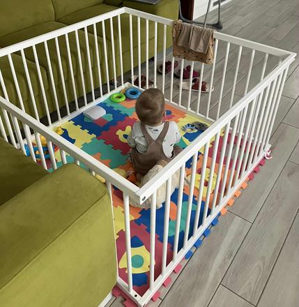 Ohrádka pre deti, šírka (cm): 120,dĺžka (cm): 120