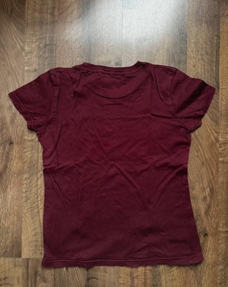 Bordové alpha industries tričko, m