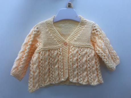 Pleteny svetrik 56/62, 56