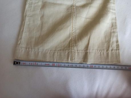 Široké nohavice ľan bavlna, m