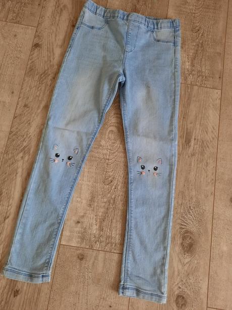 Riflové nohavice, sinsay,140