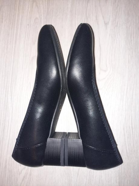 Nové kožené elegantné lodičky (vd 24 cm), deichmann,37