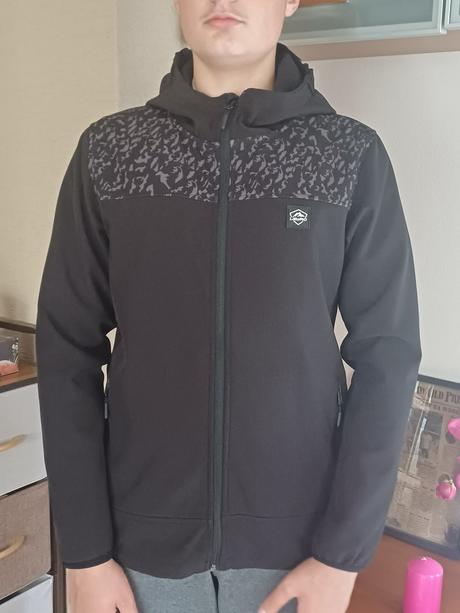 Prechodná softshelová chlapčenská bunda, lewro,164