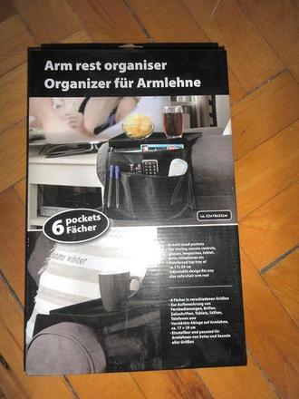 Úložný organizer na sedačku, 