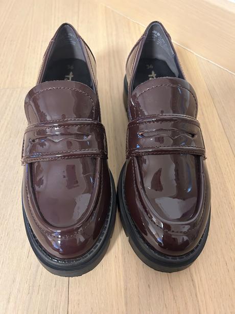 Lakované topánky veľ. 36, tamaris,36