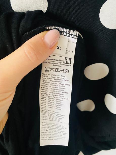 Čierno-biele šaty, xl