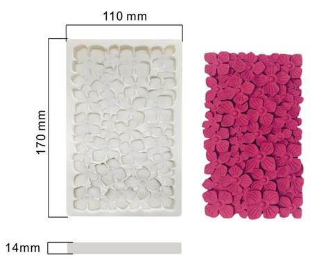 Silikónová forma bordúra 24 - skladom, bor-29,