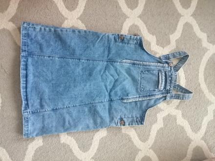 Riflová sukňa na traky, 146