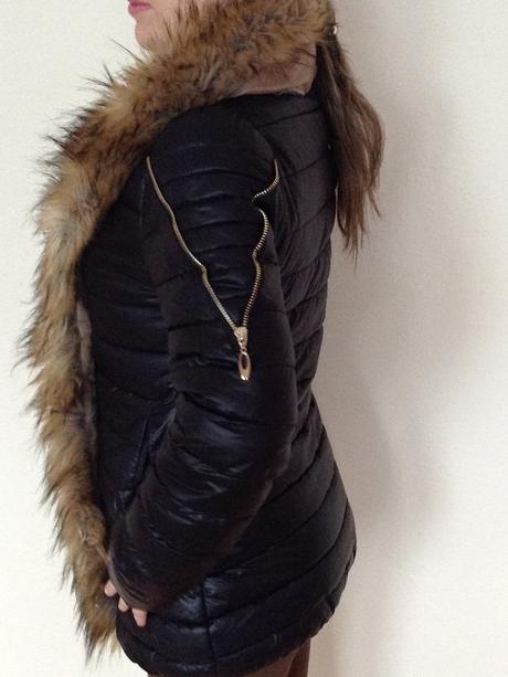 Zimná čierna bunda, m