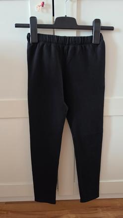 Lindex legíny čierne 2 ks s česanou bavlnou, lindex,140
