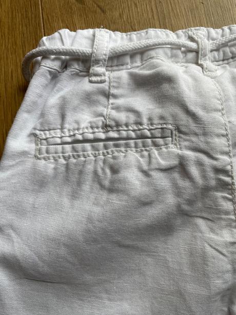 Ľanové nohavice, h&m,86