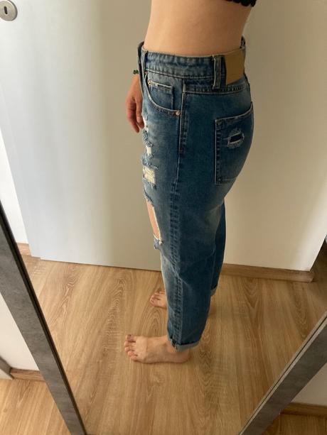 Rifle - mom fit, stradivarius,40