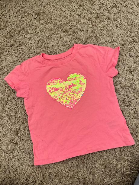 Ružove tričko premieňacie, h&m,110