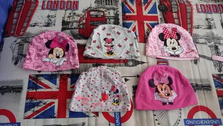 Čiapky minie tenké 1 až 4roky, disney,86