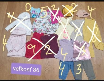 Veľkosť 86 jar/leto dievča, 86–98