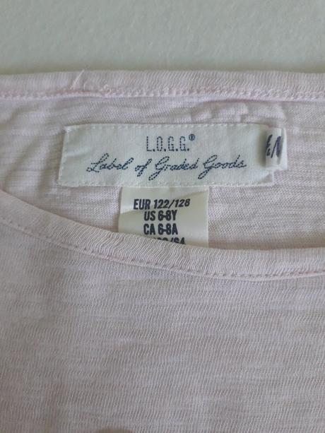 Tricko s 3/4 rukavmi, h&m,128