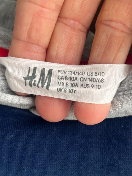 Mikina s kapucňou, h&m,134