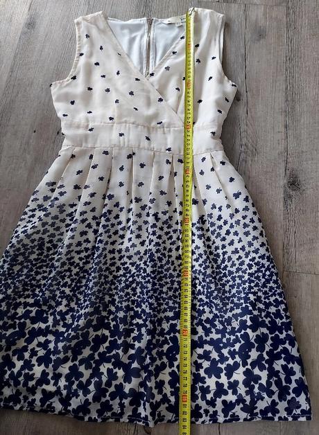 Smotanovo modré šaty, yumi,38