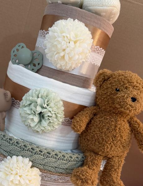 Plienková torta pre chlapčeka little bear,