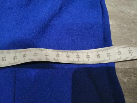 Šaty reserved kráľovská modrá vl, tvarovaný dekolt, reserved,l