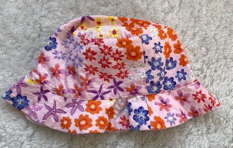 Kvetovane letne saty s klobucikom, bluezoo,68