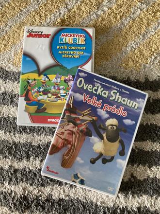 Dvd ovečka shaun velké prádlo, mickeyho klubík, 