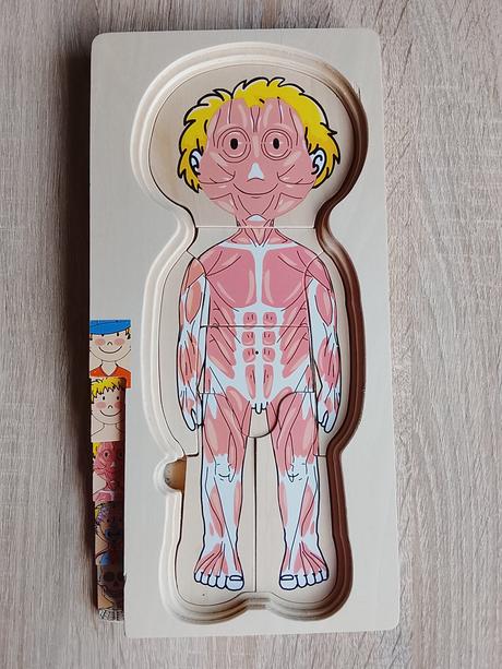 Drevené puzzle - chlapec,
