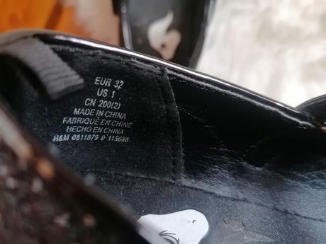 Unicorn trblietavé balerinky, h&m,32