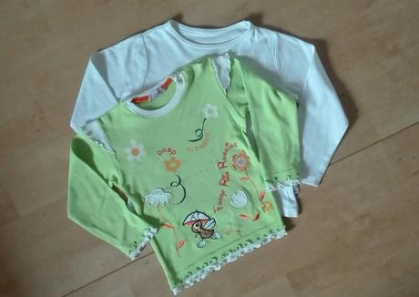 Zelené trčiko + biele ako darček, 110