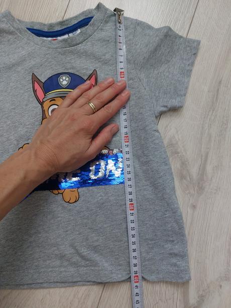 Tričko s trblietavou aplikaciou, nickelodeon,98