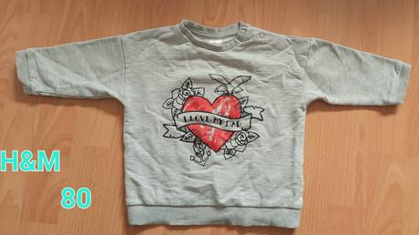 Mikina, h&m,80