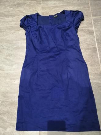 Luxus fialovomodré puzdrové šaty oasis v36-38, 36