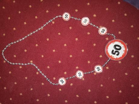 Výzdoba na oslavu 50tky, 